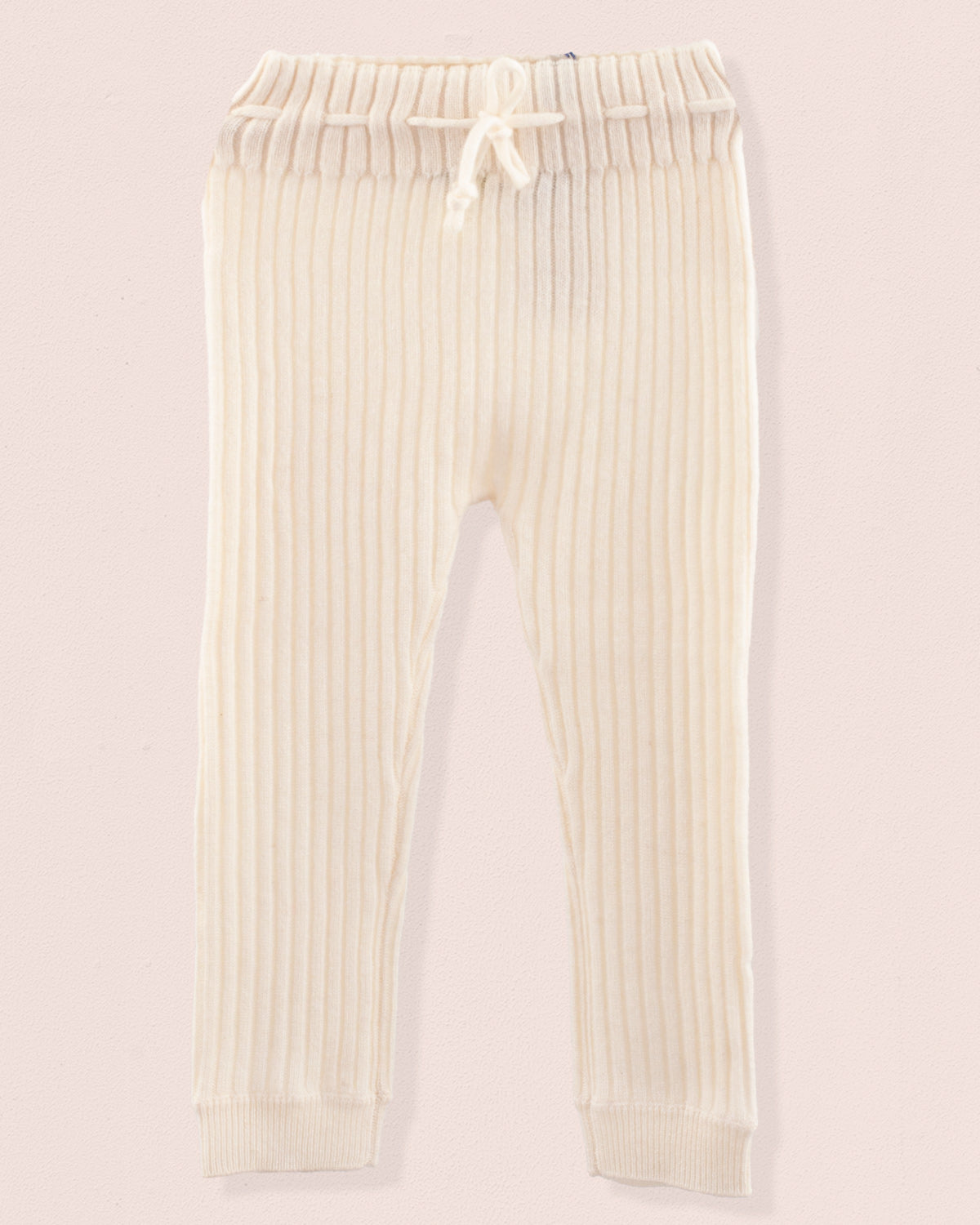Cashmere Ribbed Cream Legging