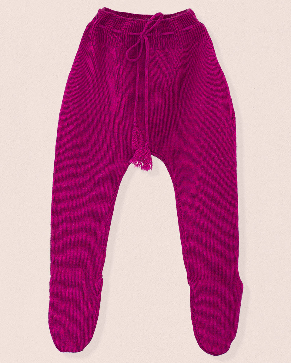 Luna Cyclam Knit Footed Legging