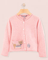 Puppy Cashmere Rose Cardigan