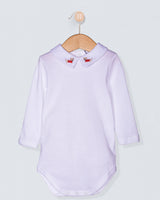 Italian Embroidered Dachshund Maple Onesie