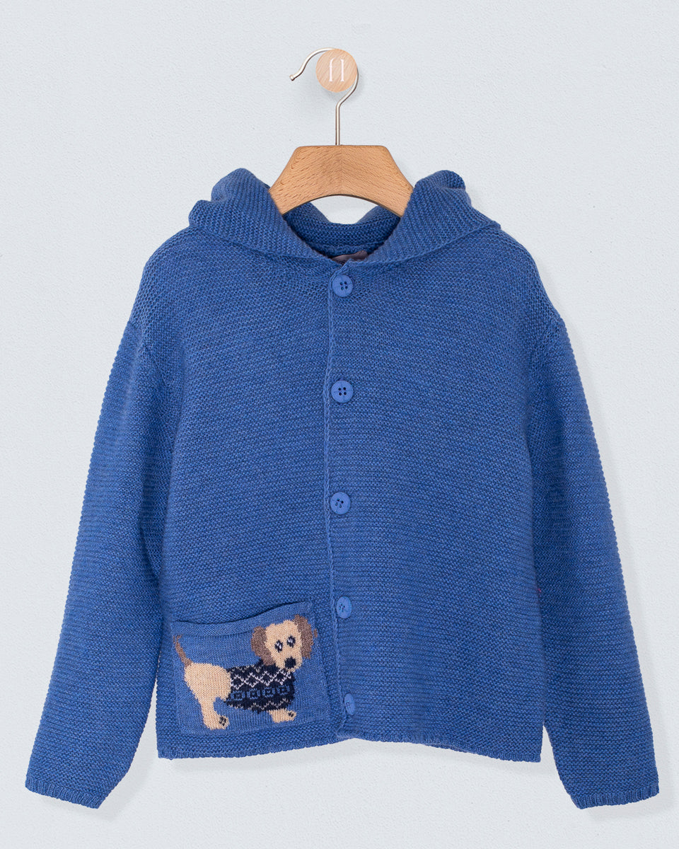 Benjamin Dachshund Horizon Hooded Sweater
