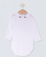 Italian Embroidered Dachshund Horizon Onesie