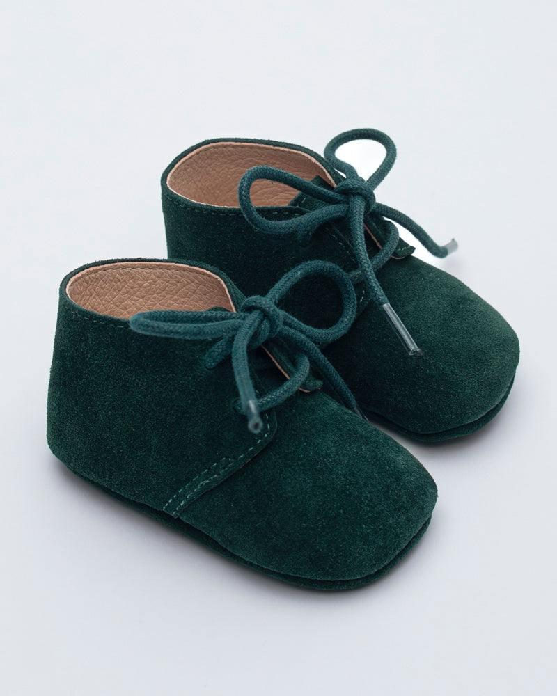 Daniel Pine Suede Crib Shoe