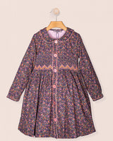 Daphne Mini Mauve Floral Dress