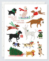 Doggies Deck the Halls Card