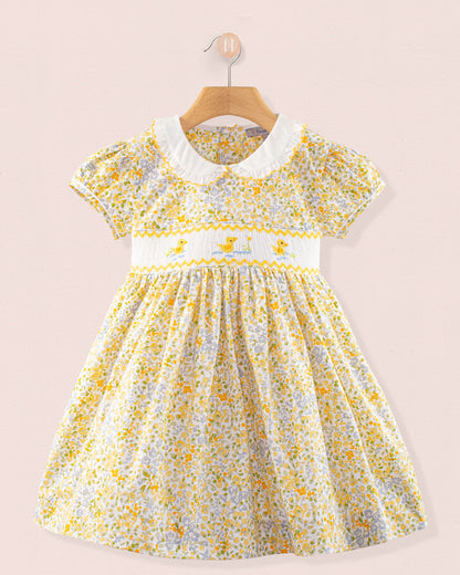 Ducklings Florencia Sunrise Smock - Smocked Dress