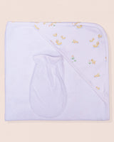 Pima Little Ducklings Hooded Towel