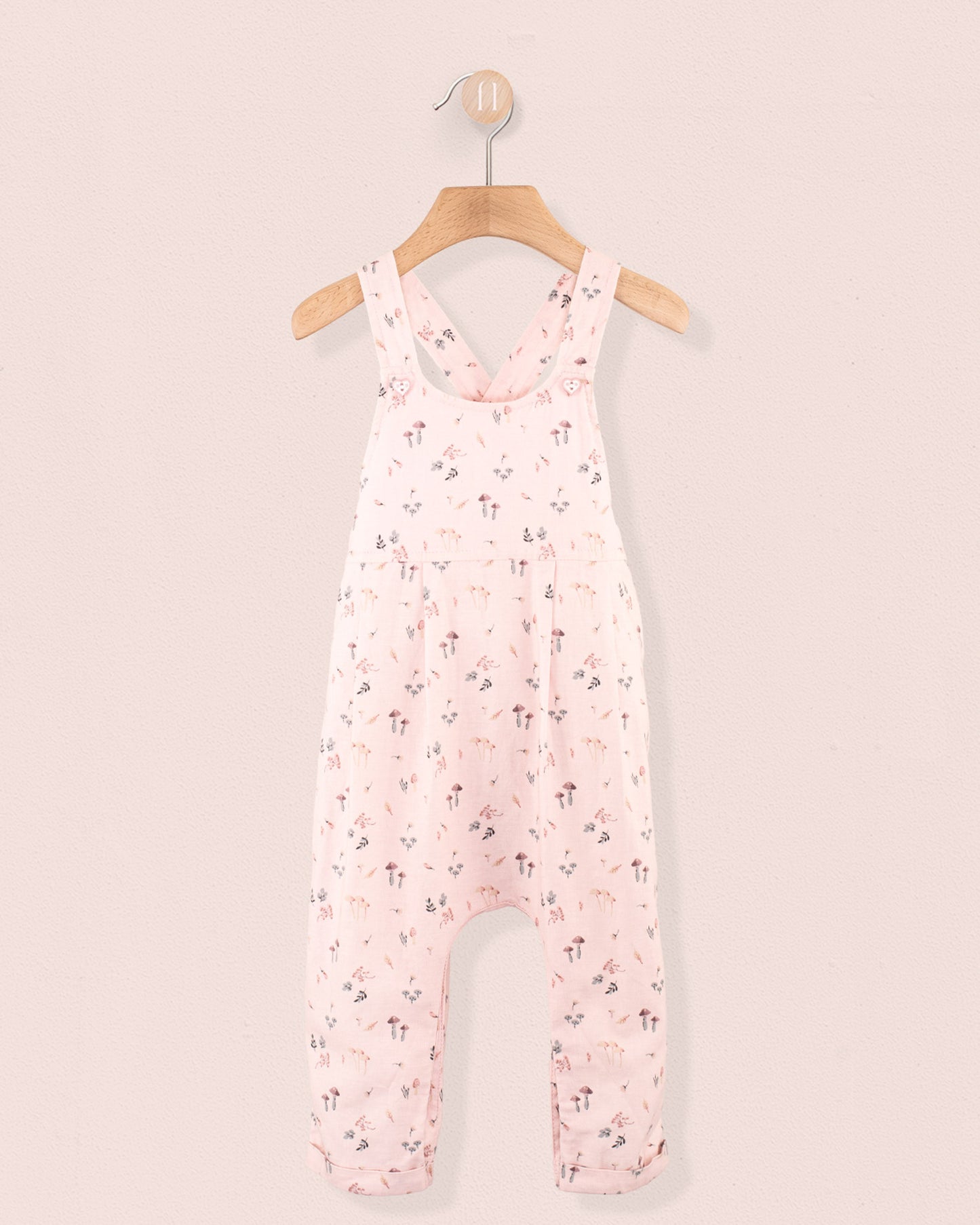 Ella Belina Ivana Pink Overall - Romper