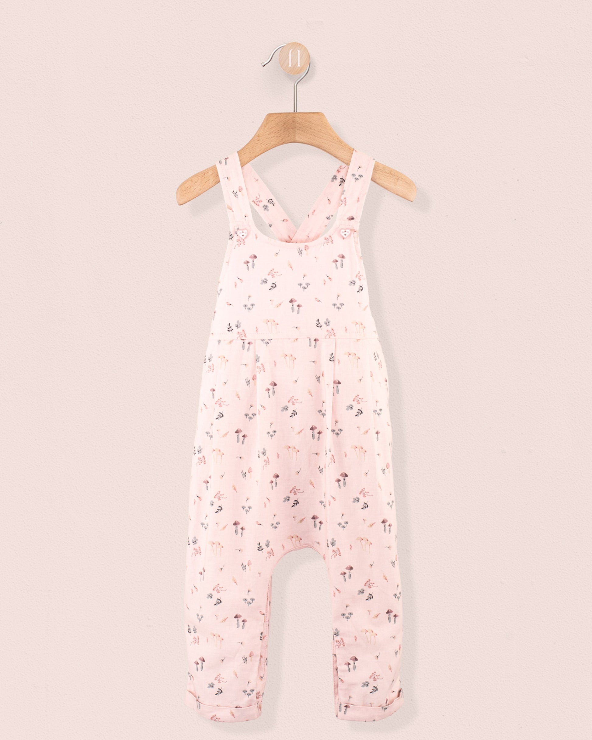 Ella Belina Ivana Pink Overall - Romper