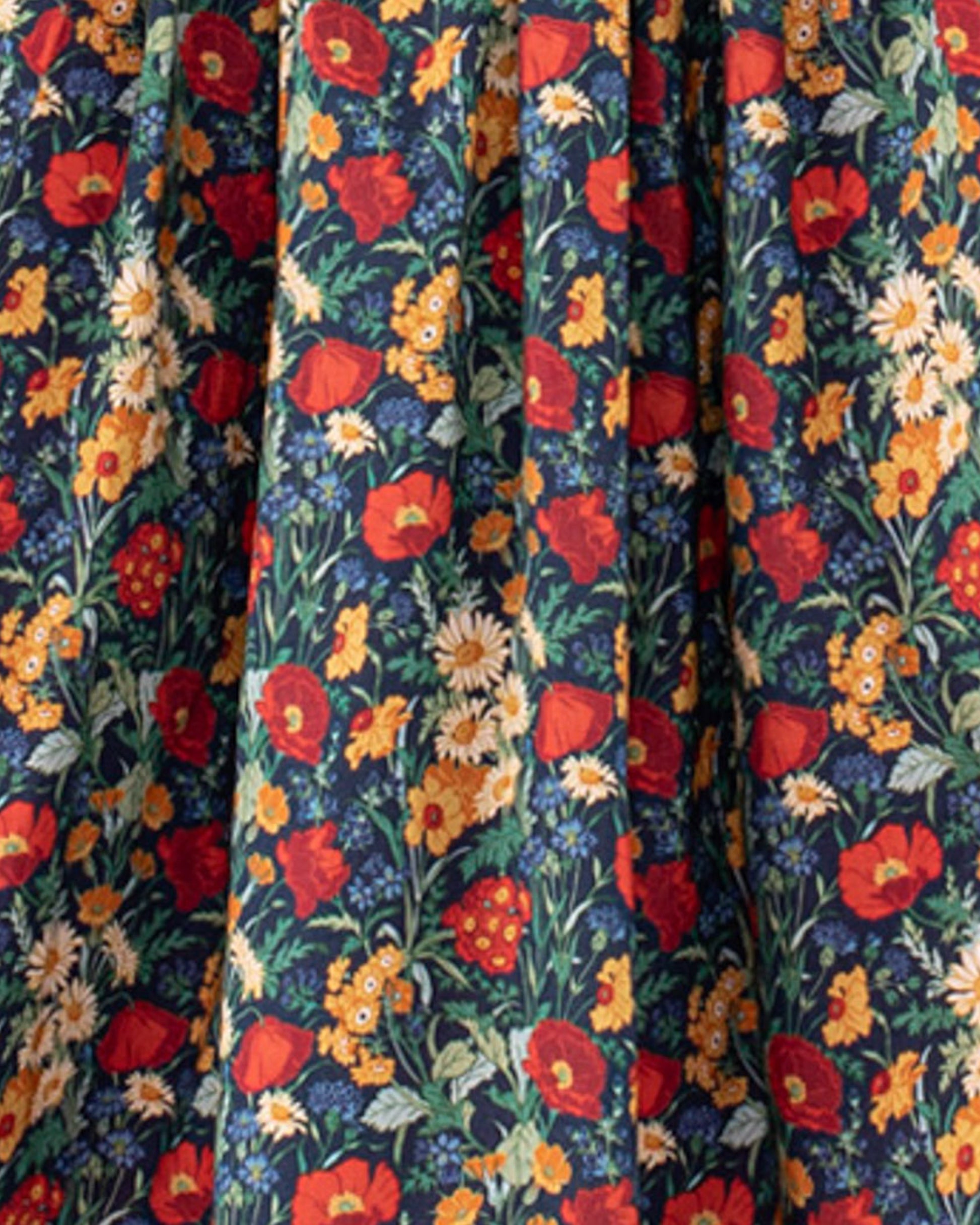 Emma Liberty Florence Forest - Smocked Dress