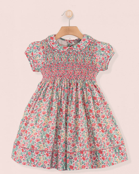 Emma Liberty Florence Garden - Smocked Dress