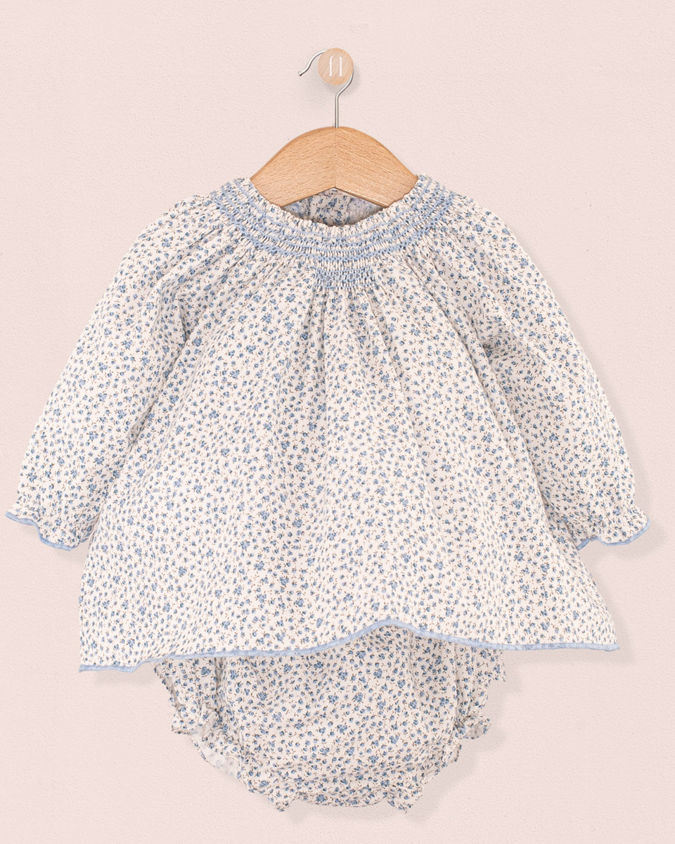 Etoile French Blue Floral 2-Piece Set