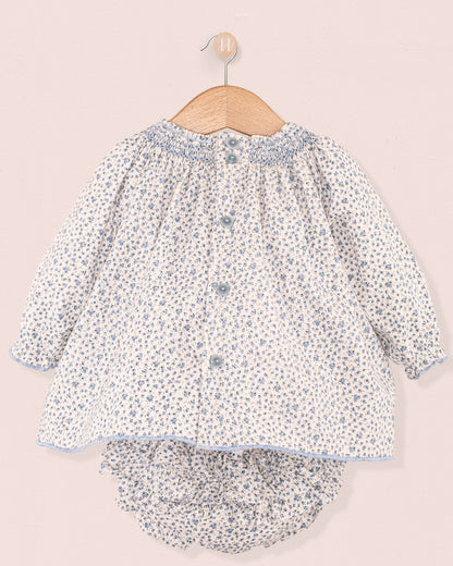 Etoile French Blue Floral 2-Piece Set - Baby Dress