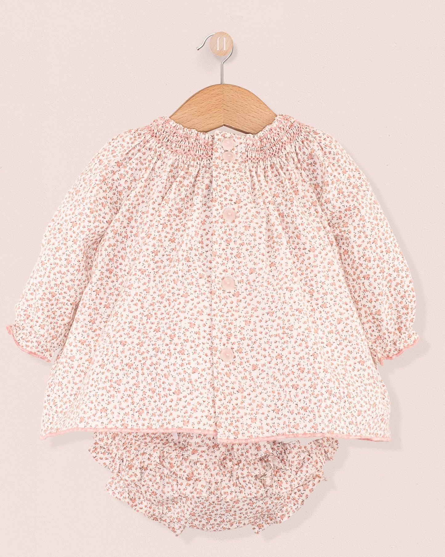 Etoile French Blush Floral 2-Piece Set - Baby Dress