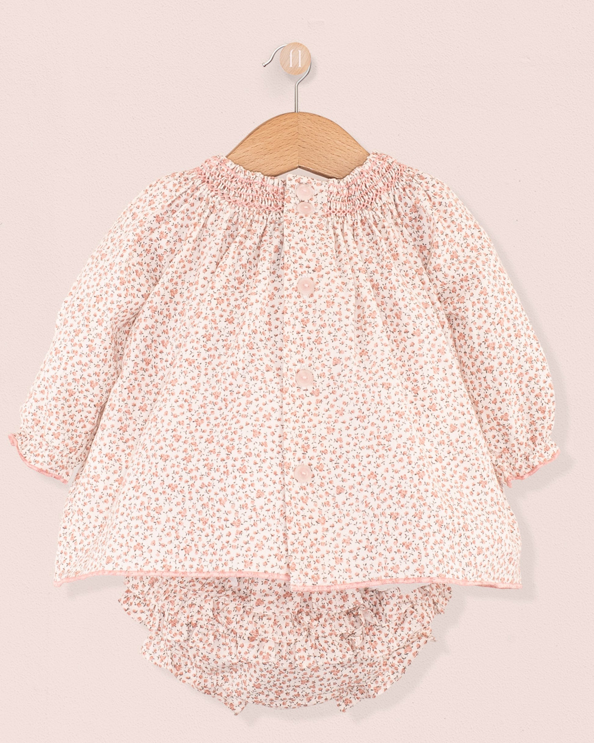 Etoile French Blush Floral 2-Piece Set - Baby Dress