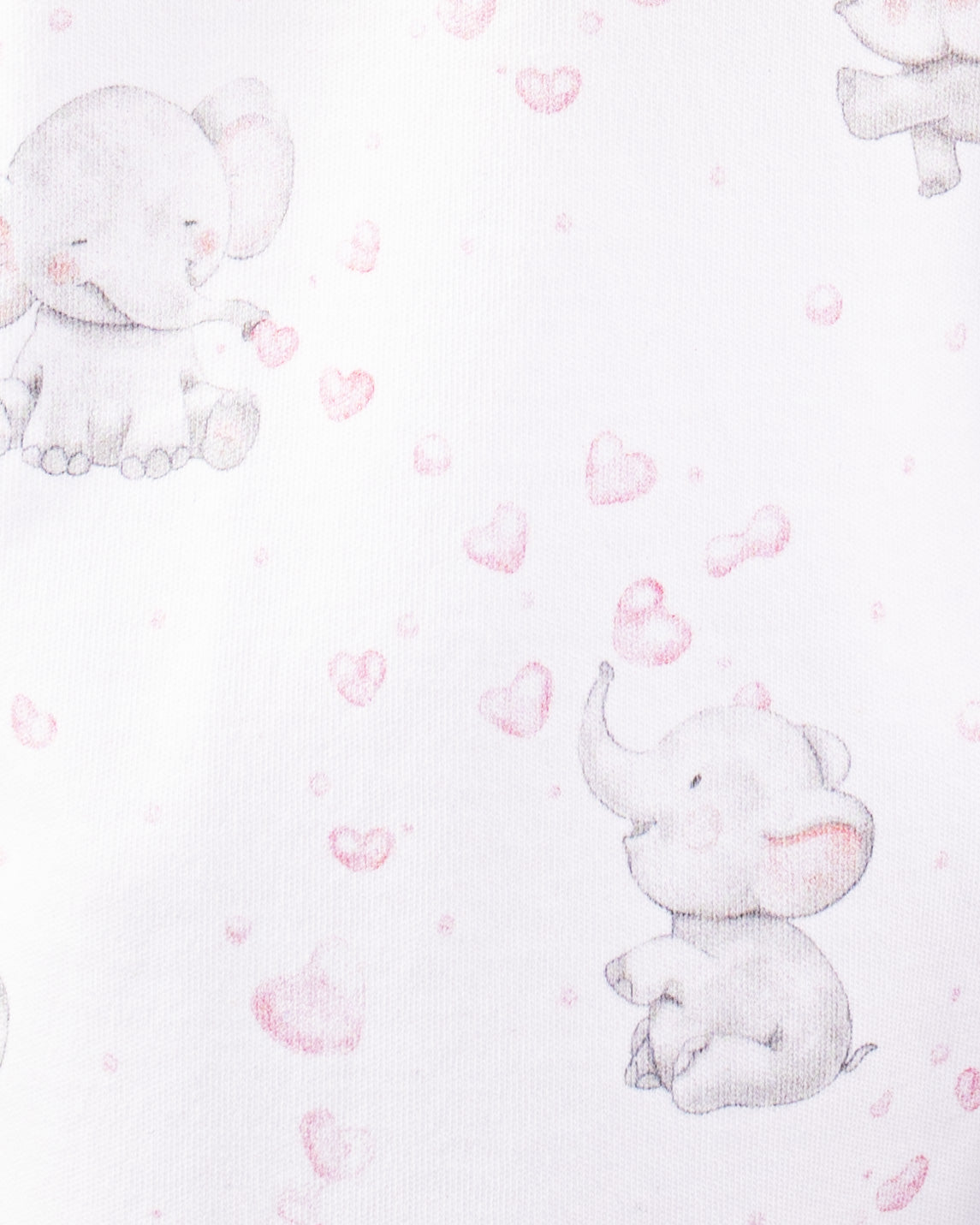 Pima Pink Elephants Stretchie - Stretchie