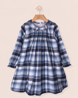 Elizabeth Italian Royal Plaid Flannel Dress