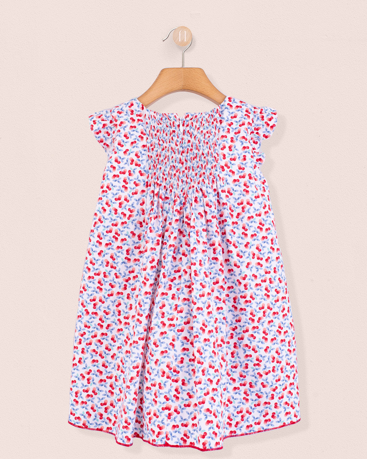 Elize Florentine Cherries Smock - Smocked Dress