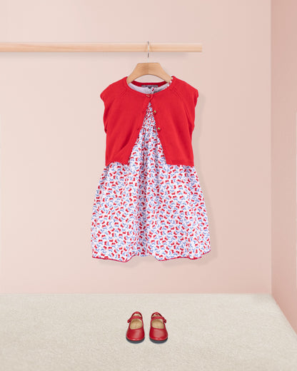Elize Florentine Cherries Smock - Smocked Dress