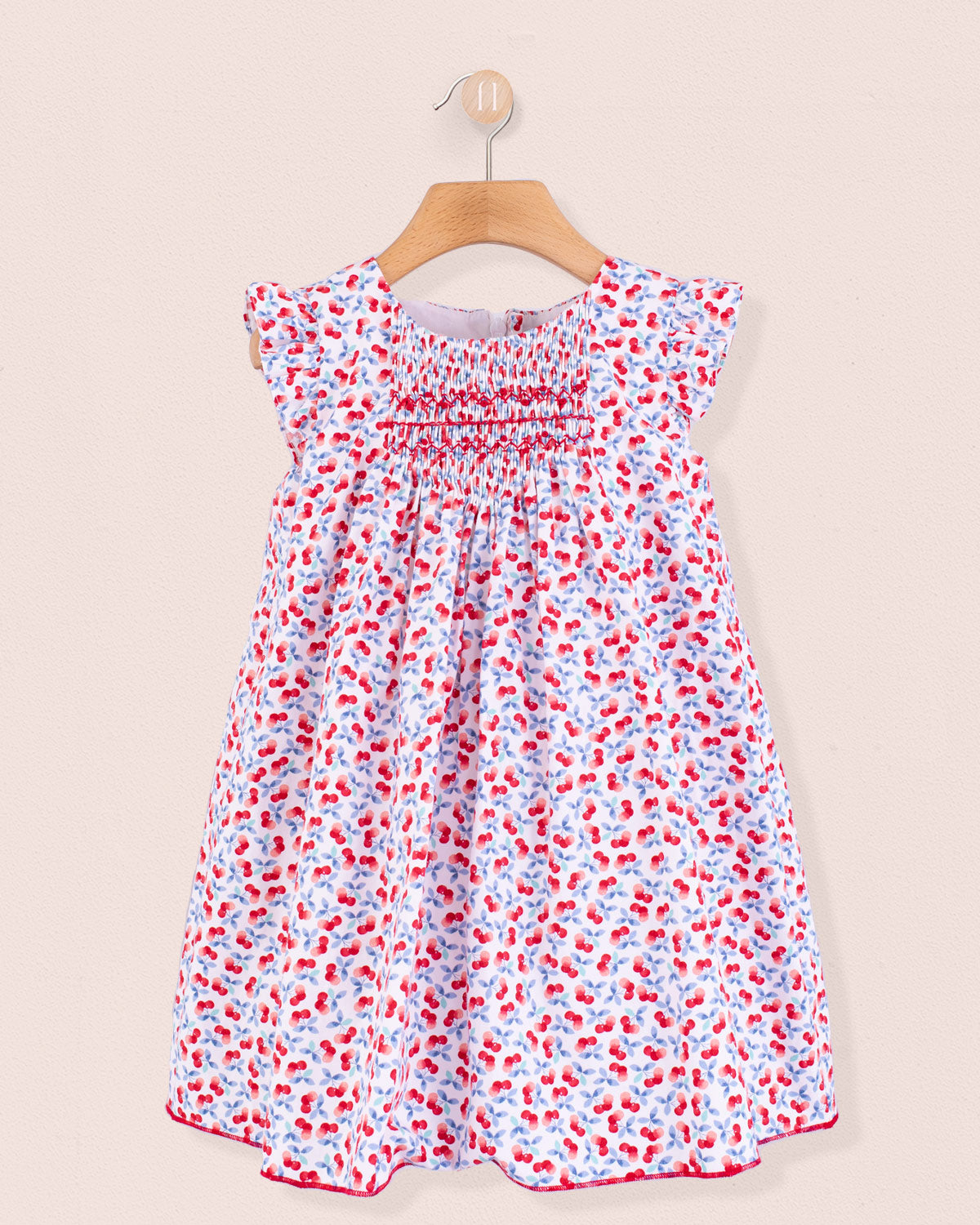 Elize Florentine Cherries Smock - Smocked Dress