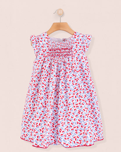 Elize Florentine Cherries Smock - Smocked Dress