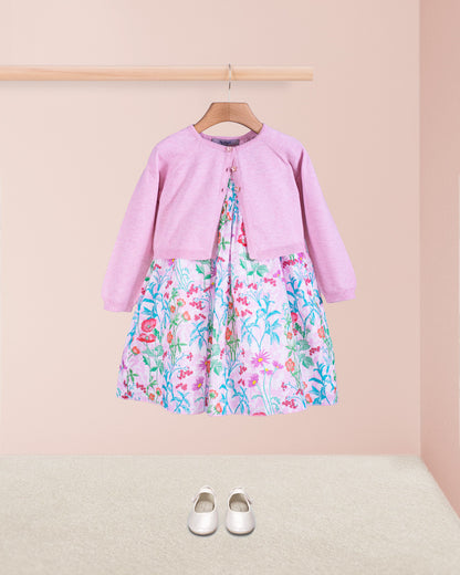 Elize Liberty Ophelia Pink Smock - Smocked Dress