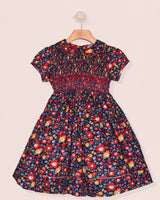 Emma Liberty Betsy Meadow Red Smocked Dress