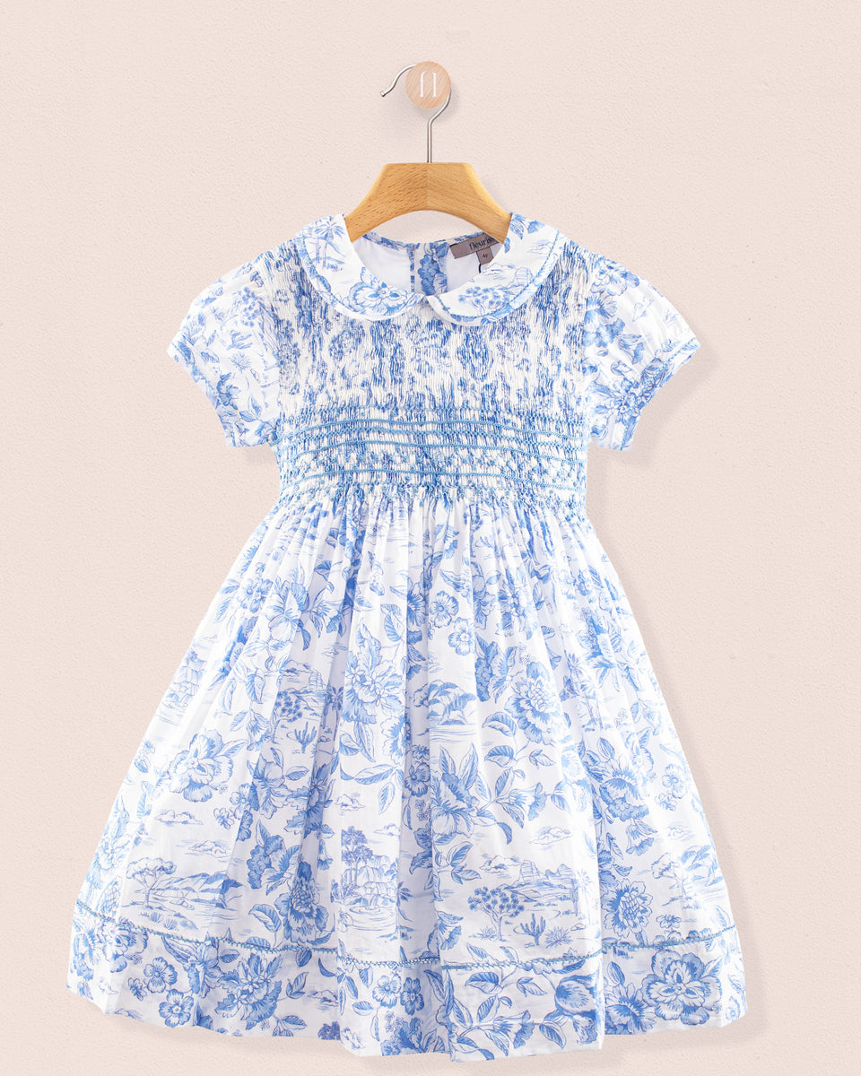 Emma Liberty Delft Blue Smock