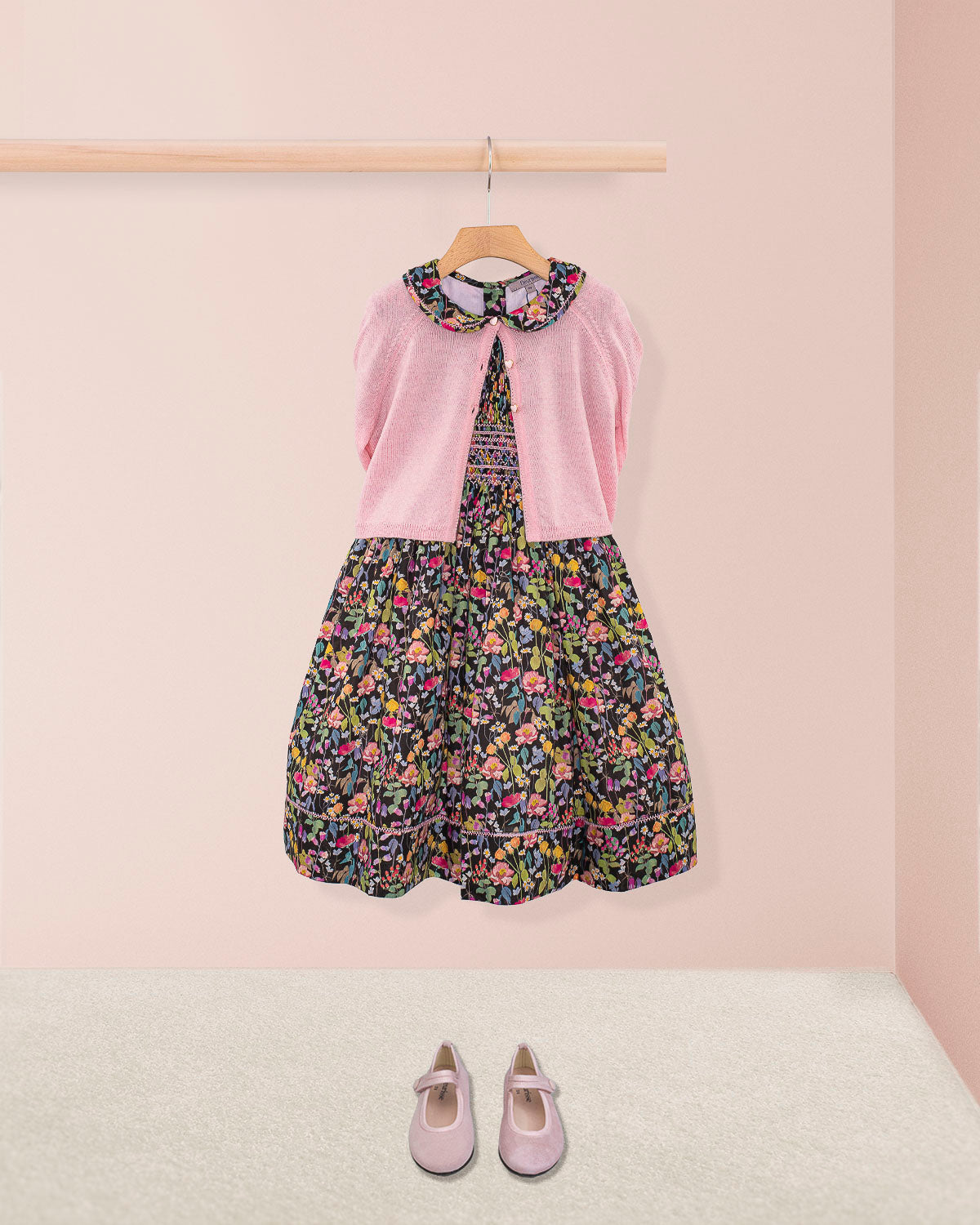 Emma Liberty Fairytale Forest Smock - Smocked Dress