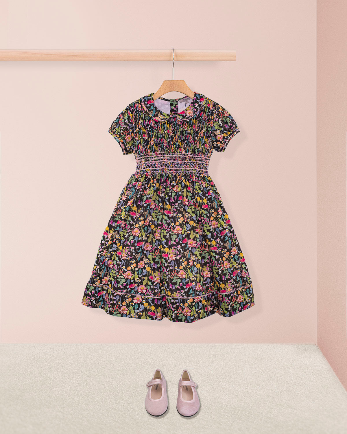 Emma Liberty Fairytale Forest Smock - Smocked Dress