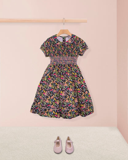 Emma Liberty Fairytale Forest Smock - Smocked Dress
