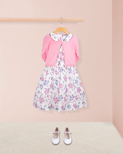 Emma Whisper Floral Voile Smock - Smocked Dress