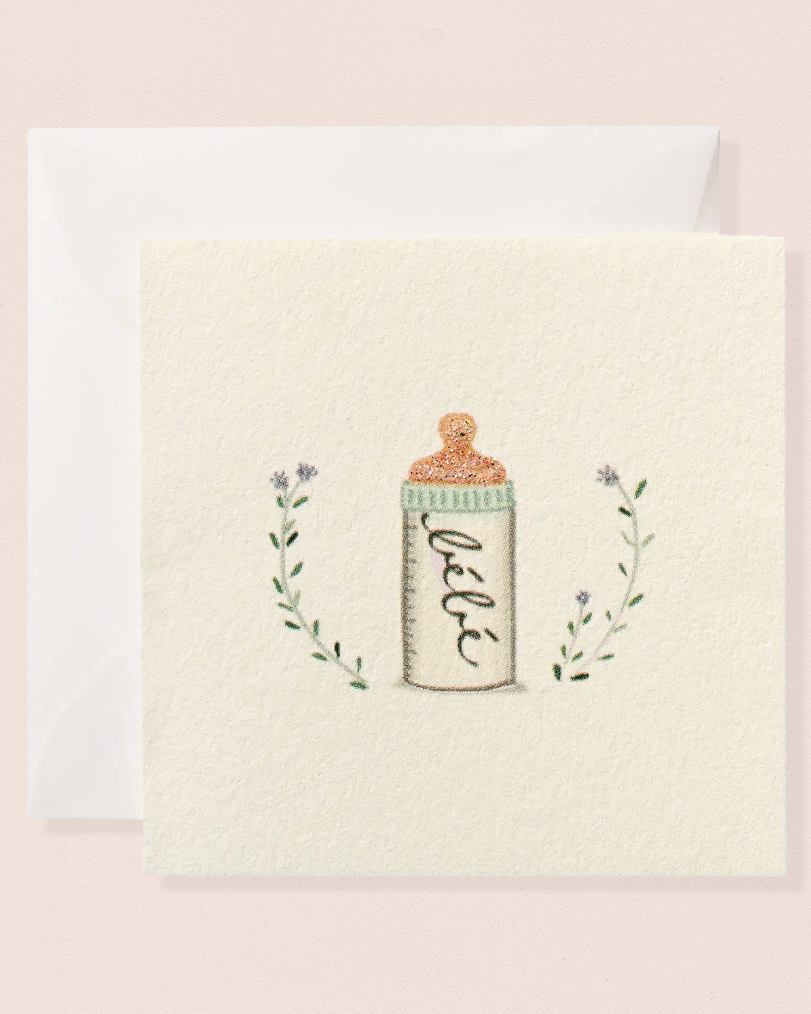 Enclosure Card Baby Bottle - Card