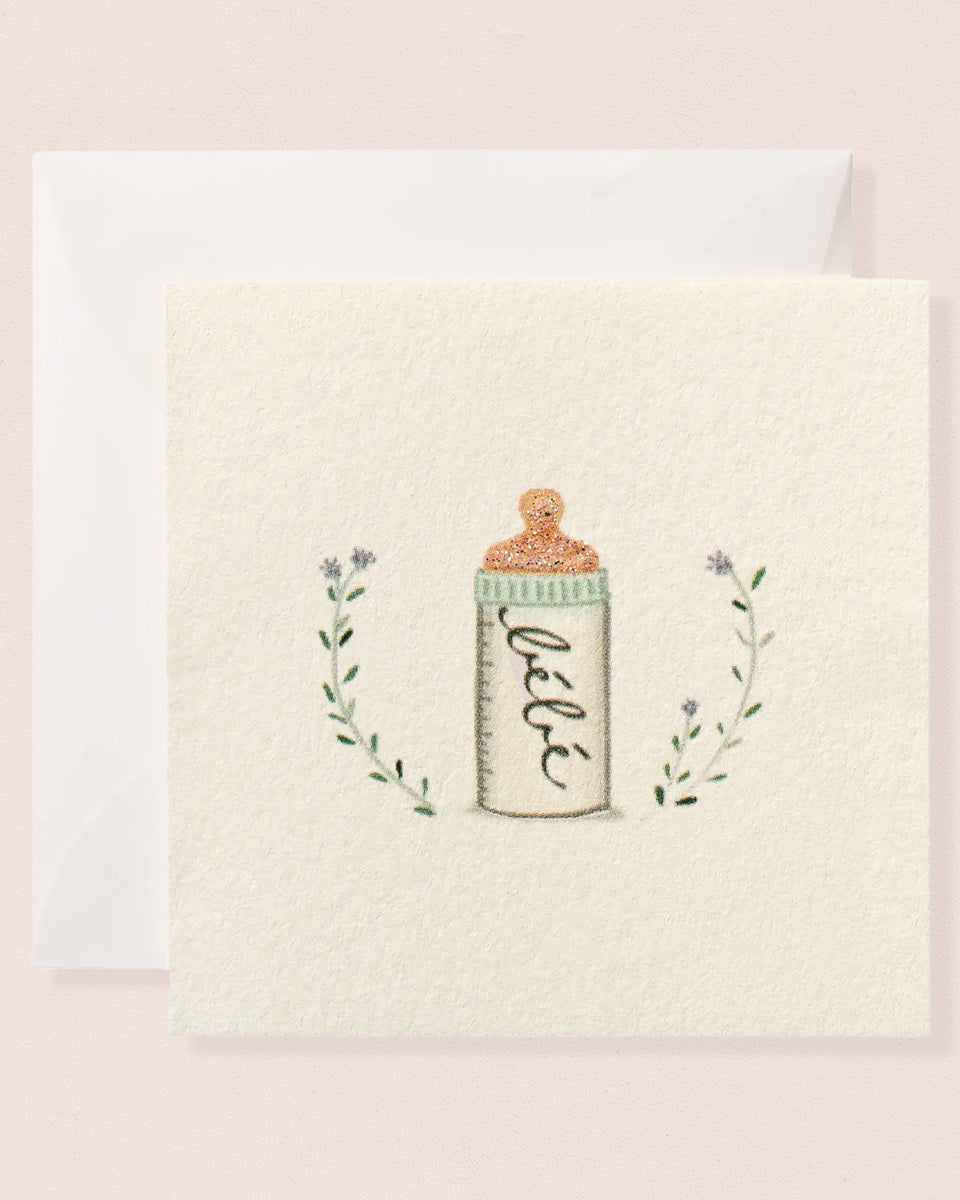 Enclosure Card Baby Bottle