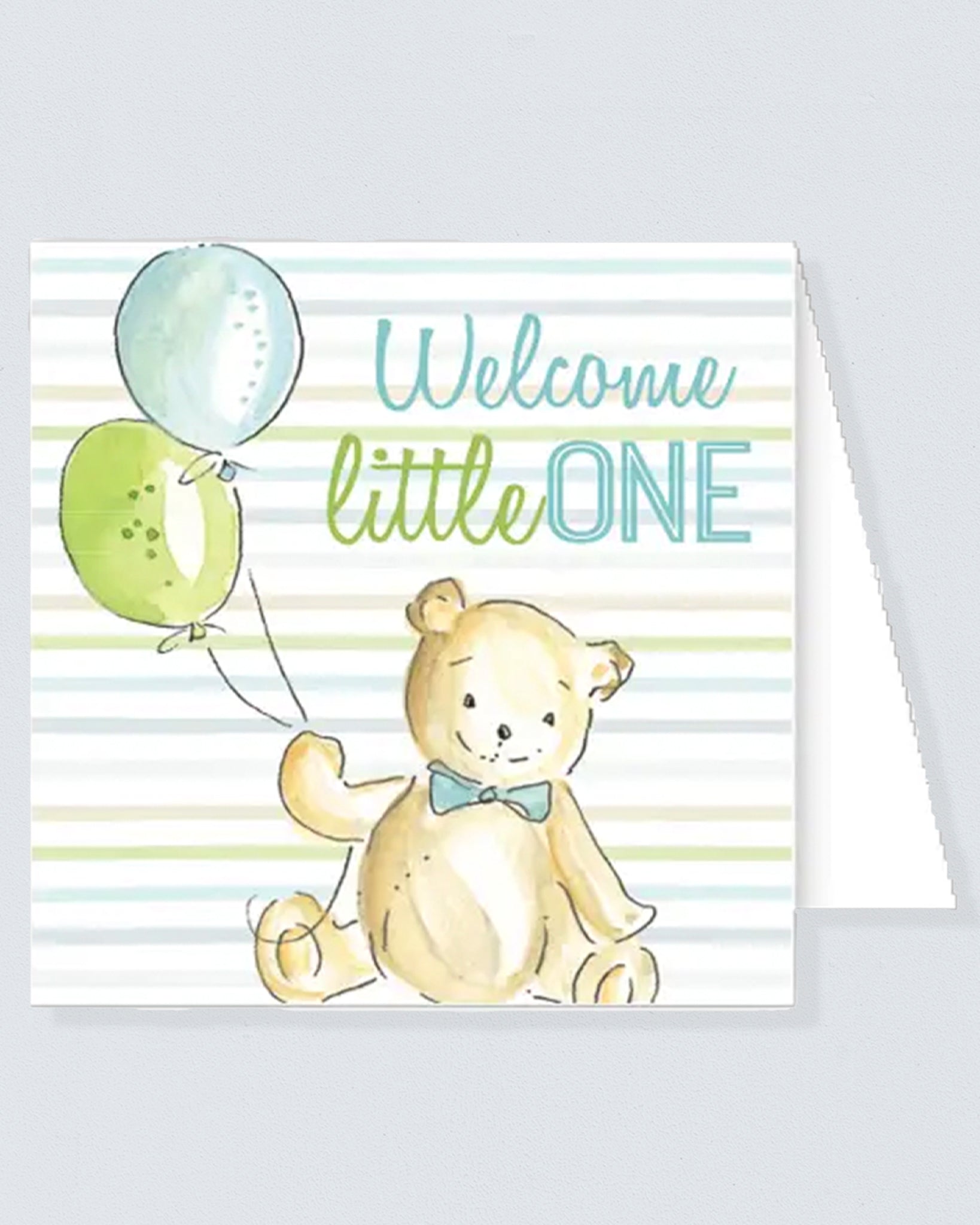 Enclosure Card Green Bear - Card