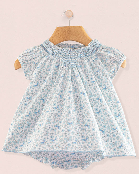 Etoile Blue Butterfly 2 Piece Set - Baby Dress
