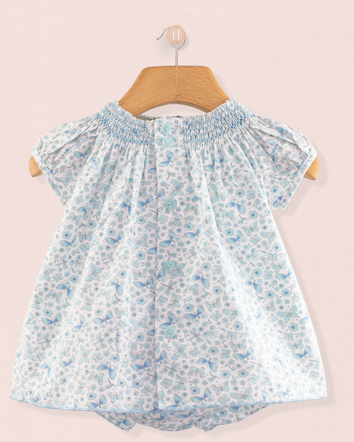 Etoile Blue Butterfly 2 Piece Set - Baby Dress