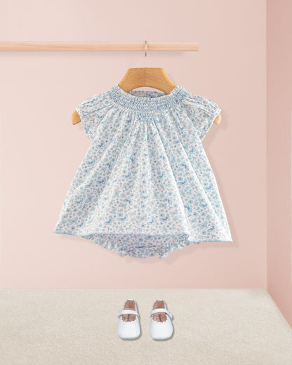 Etoile Blue Butterfly 2 Piece Set - Baby Dress