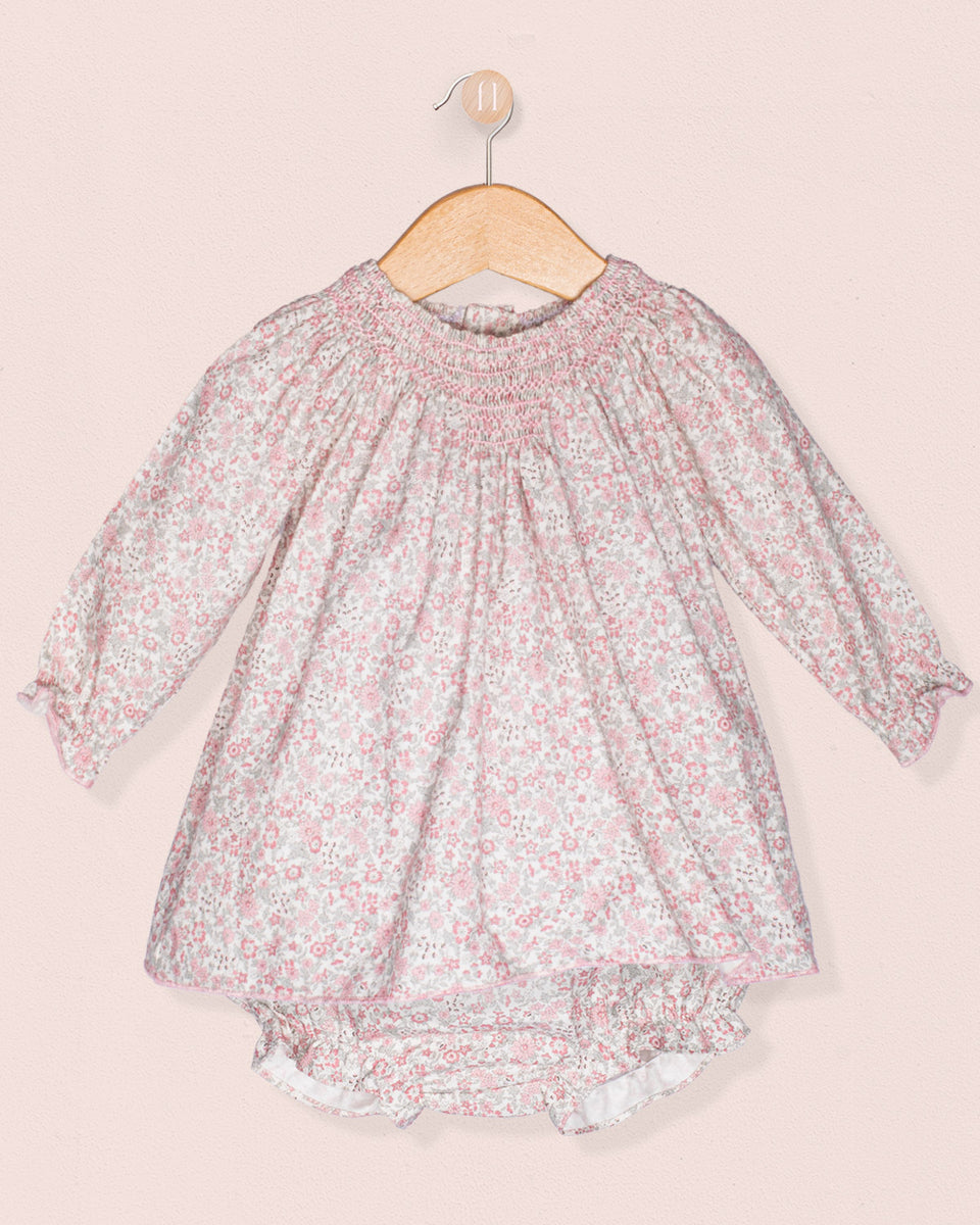 Etoile Winter Pink Floral 2-Piece Mini Dress Set