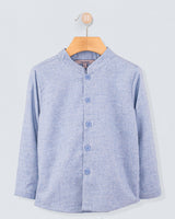 Marlon Italian Blue Flannel Tunic