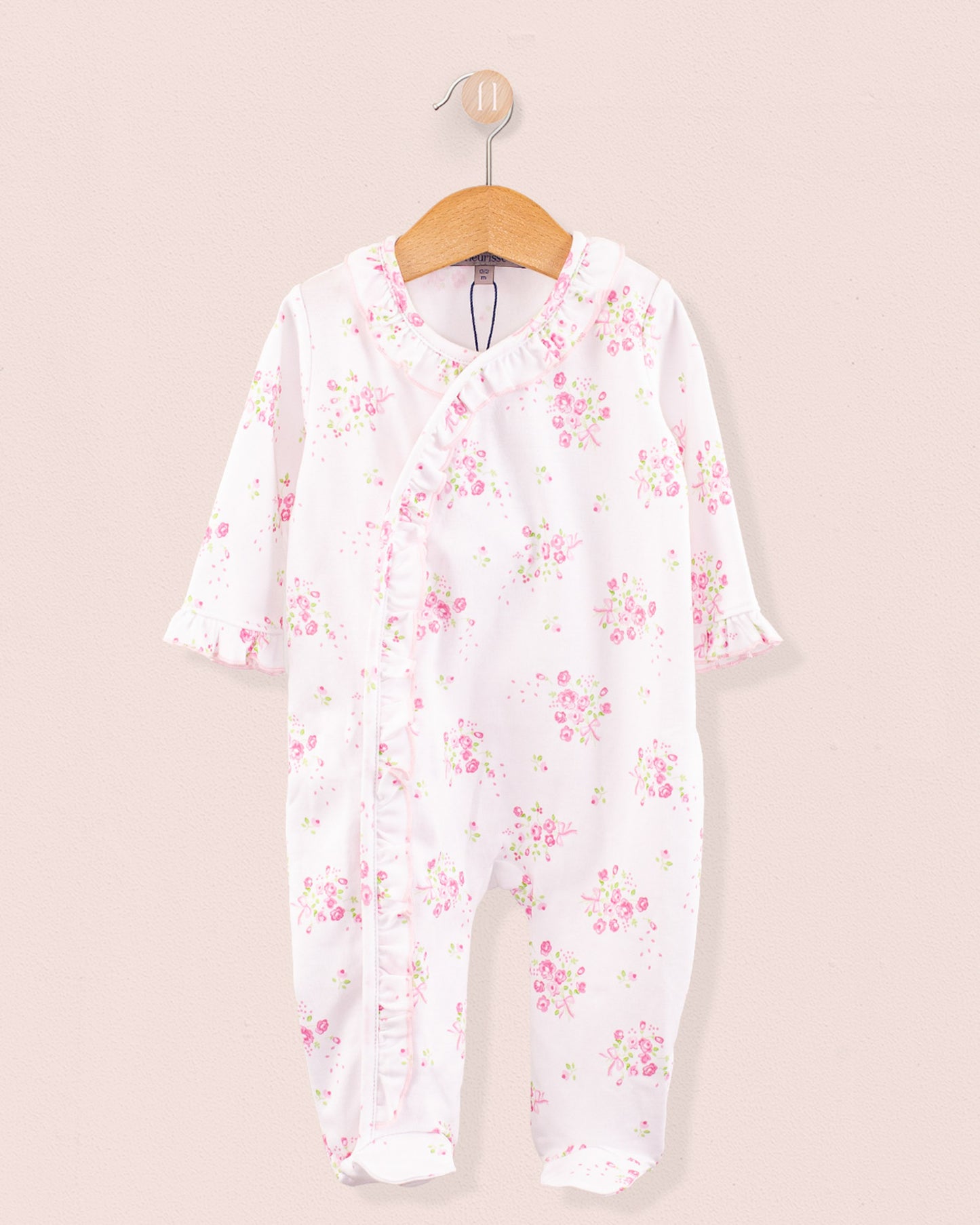 Pima Flowers Ruffle Stretchie - Stretchie