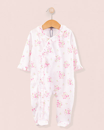 Pima Flowers Ruffle Stretchie - Stretchie