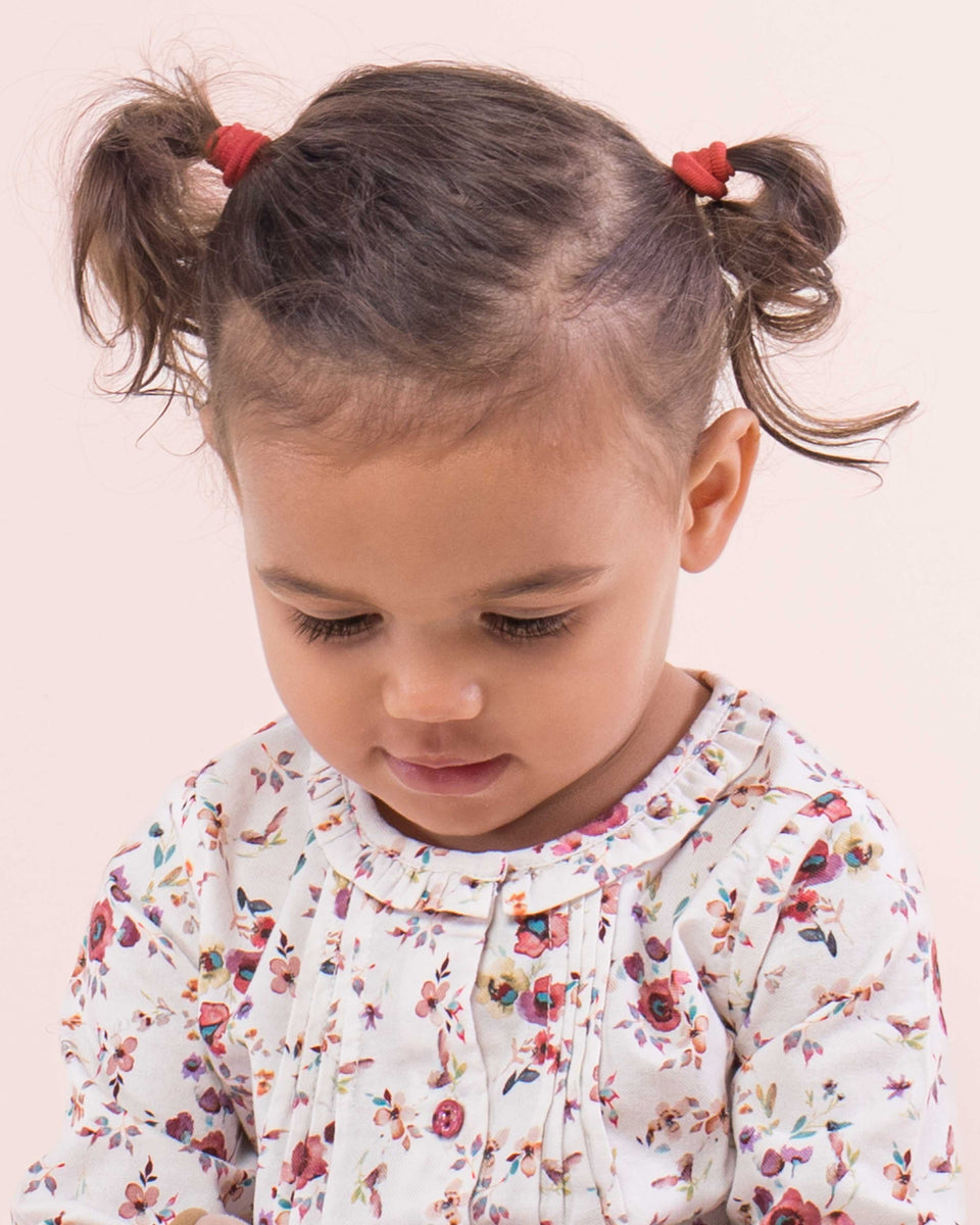 Ruffle Tunic Tuscany Mauve Floral