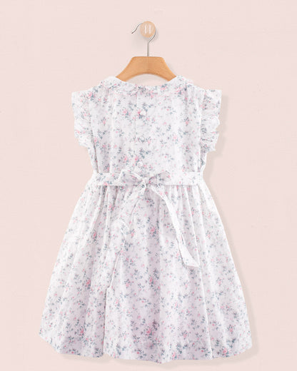 Florence Mini Whisper Floral Smock - Smocked Dress