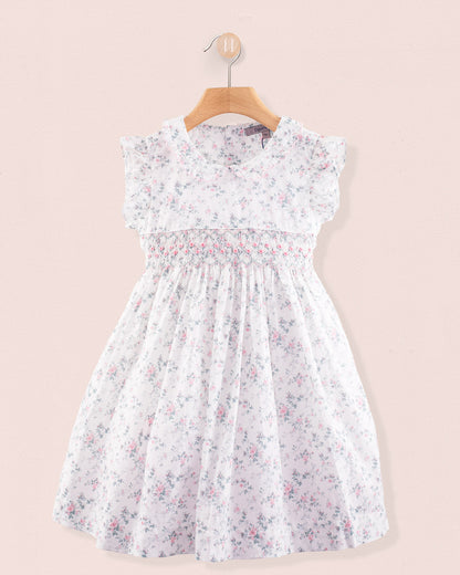 Florence Mini Whisper Floral Smock - Smocked Dress