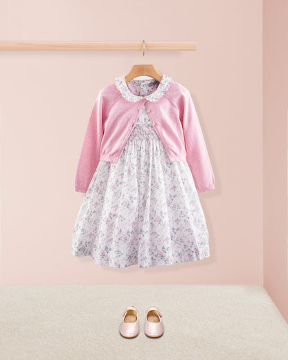 Florence Mini Whisper Floral Smock - Smocked Dress