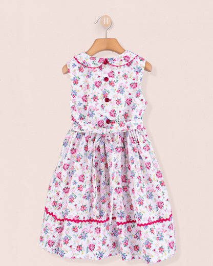 Florentine Hot Pink Garden - Dress