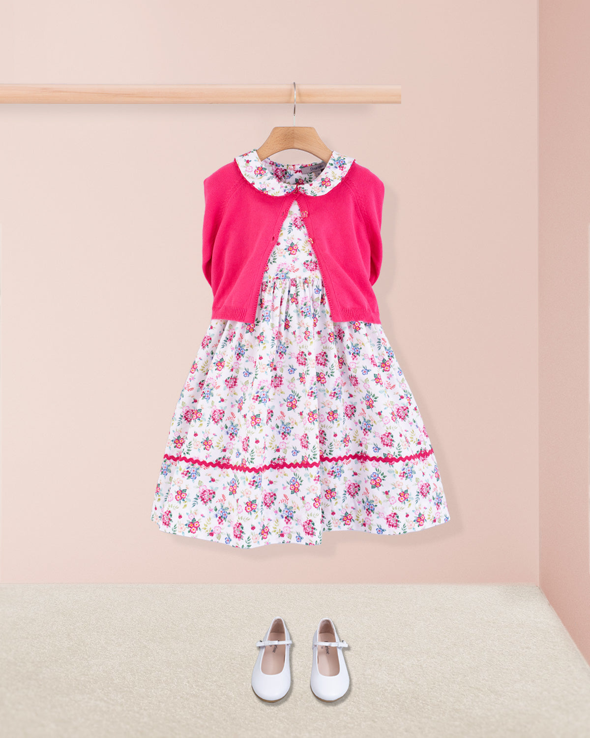 Florentine Hot Pink Garden - Dress