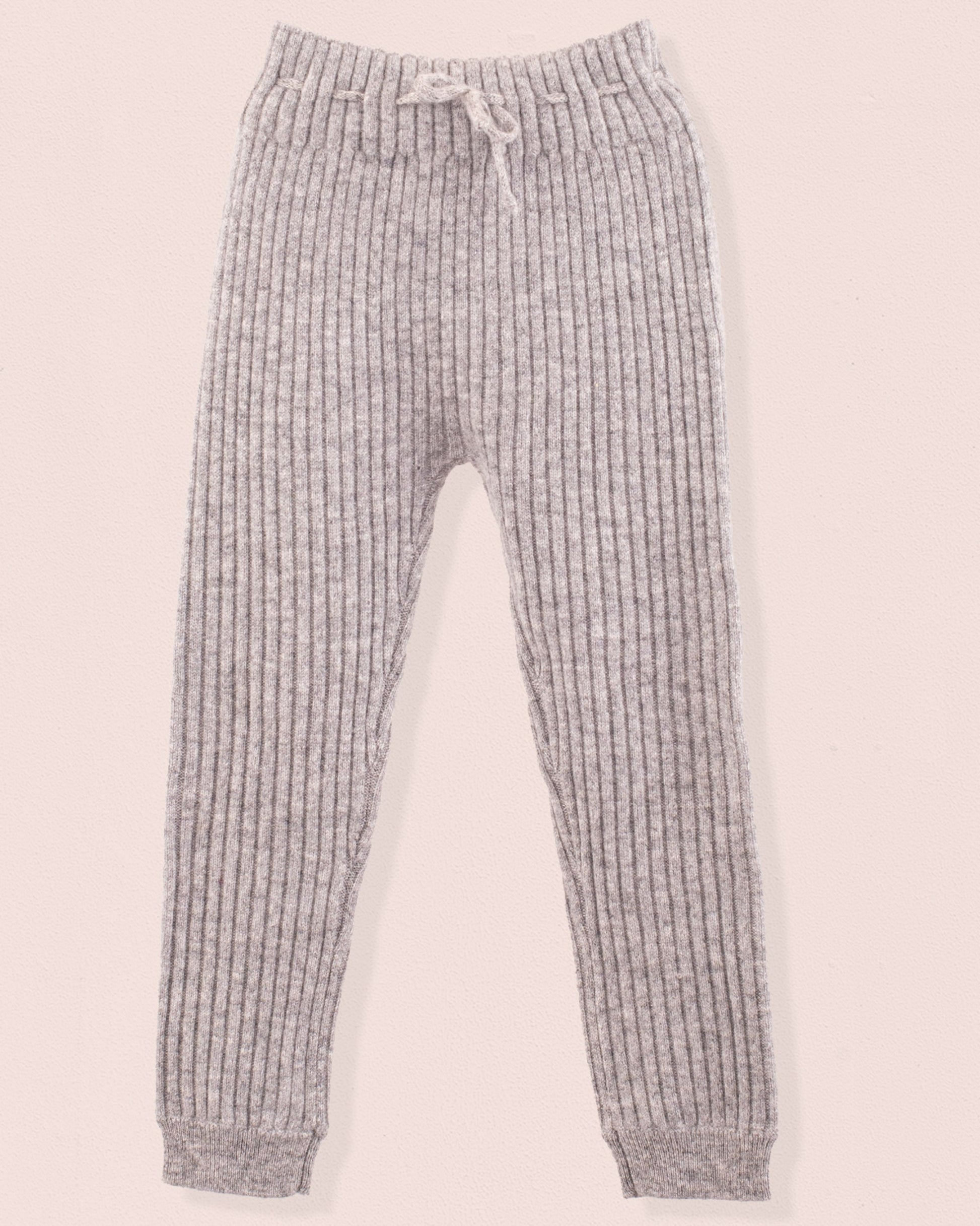 Cashmere Ribbed Grey Legging - Legging