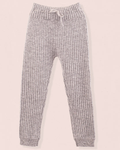 Cashmere Ribbed Grey Legging - Legging